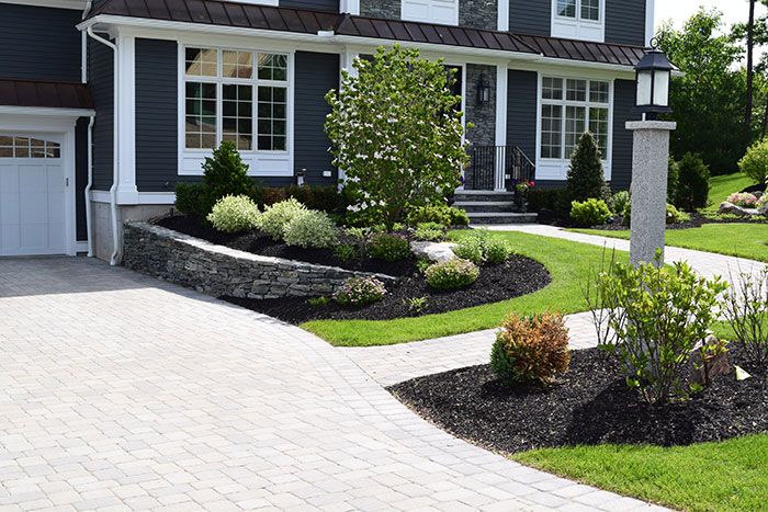 Home exterior, Paved landscape in Pelham, NH